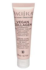 Pacifica Vegan Collagen Overnight Recovery Cream .7fl.oz / 20ml NEW SEALED
