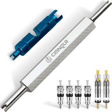 Tire Valve Stem Removal Tool Kit, Includ Presta Valve Core Removal Tool