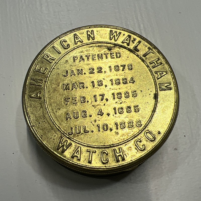 Brass American Waltham Pocket Watch 1888 Container