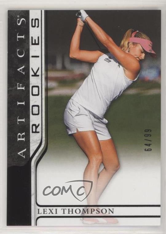 2021 Upper Deck Artifacts Rookies Black 64/99 Lexi Thompson #76 Rookie RC 07yb