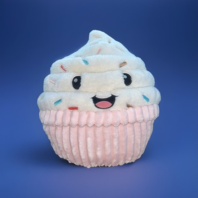 #ad Sams Club Members Mark Cupcake Plush Hand Warmer Stuffed Animal Old Toy Rare S1 $12.00