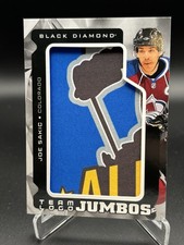 2025-26 Black Diamond Joe Sakic Team Logo Jumbo Legends Patch #TL-JO NM
