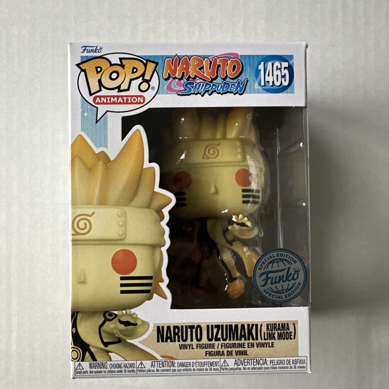 Funko Pop! Naruto Uzumaki (Kurama Link Mode) #1465 Special Edition