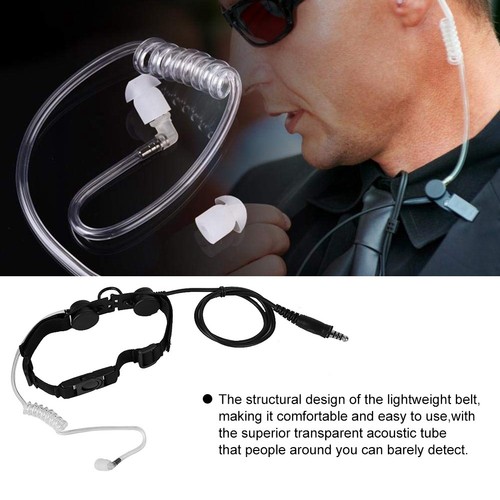 Z Tactic Throat Mic Z003 Kopfhörer Mit Wasserdichtem PTT Für UV 5R KUI - Photo 9/12