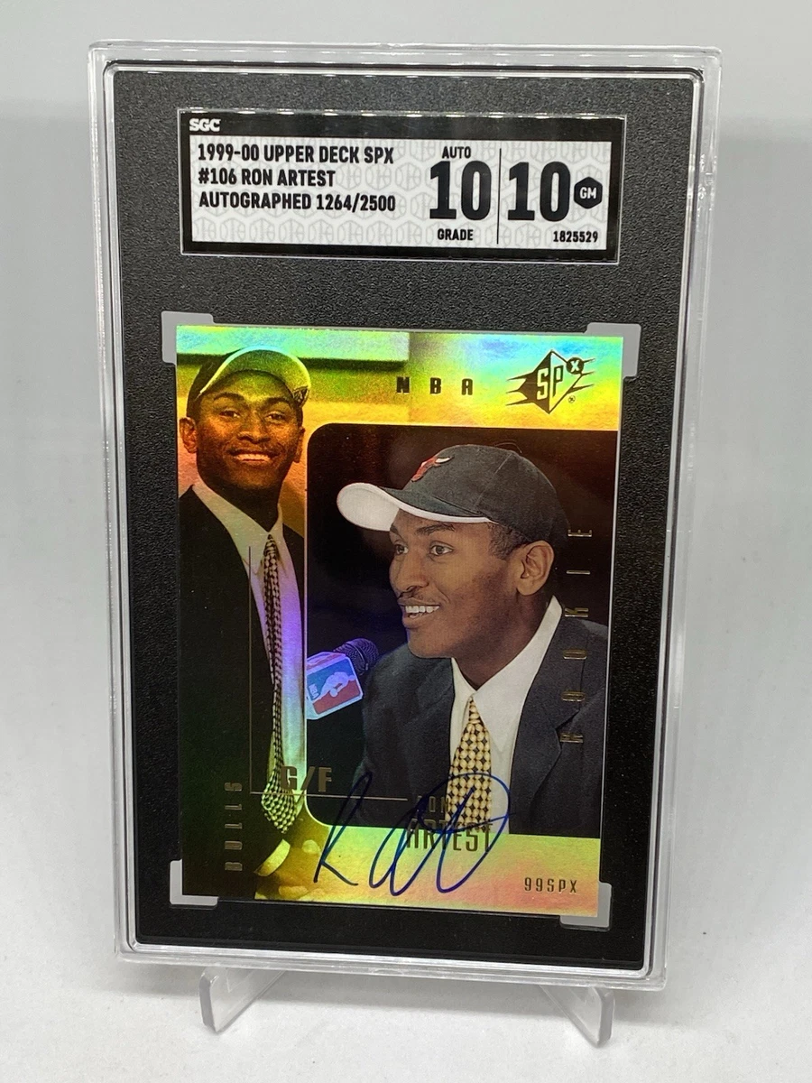 Ron Artest Basketball Autographed Sports Trading Cards 
