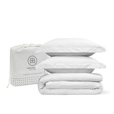 Duvet Cover Queen Size Bedding Set, Queen/Full - 3 Pc Duvet Cover Set White