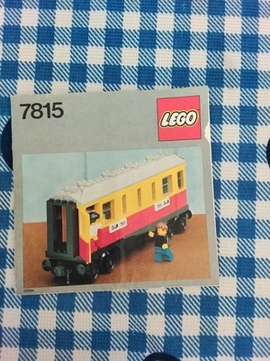 Lego Bauanleitun 7817 Trains Passenger Carriage / Sleeper Instruction Only 