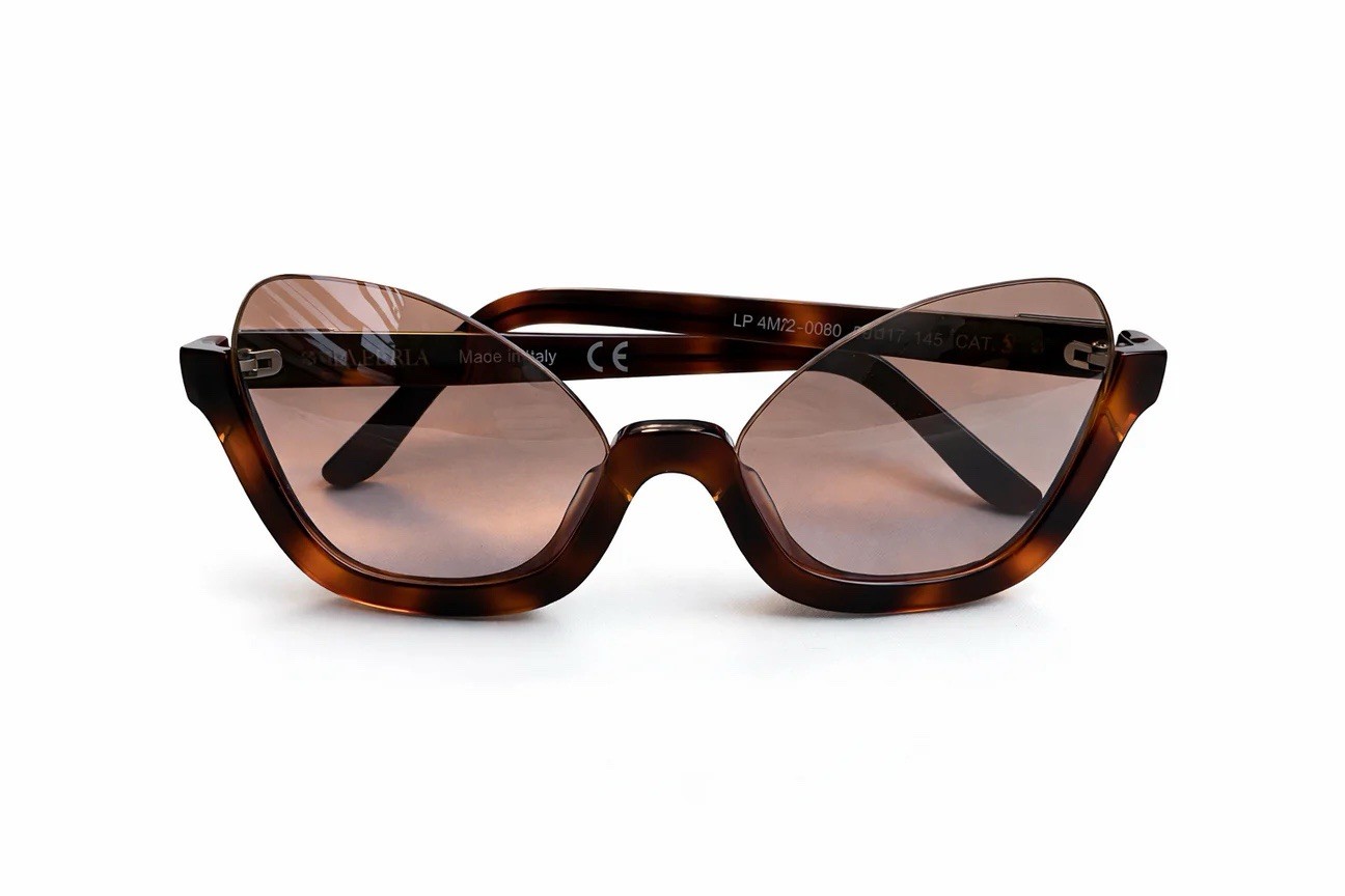 LA PERLA TORTOISE HALF FRAMES SUNGLASSES - image 3