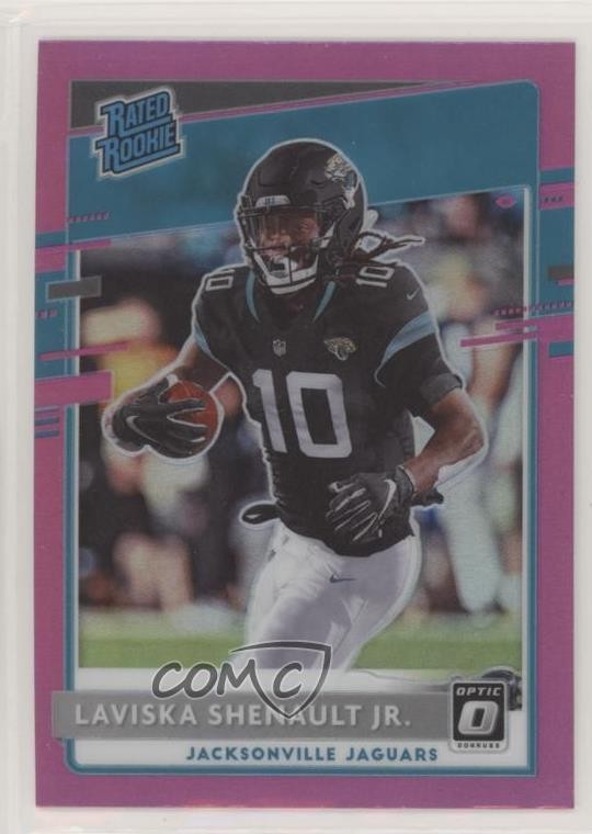 2020 Donruss Optic Rated Rookies Pink Prizm Laviska Shenault Jr Rookie RC 2l4