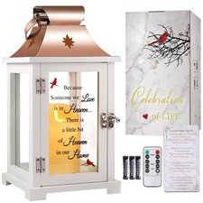 Memorial Lantern - Sympathy Gifts for Loss of Loved One  Bereavement Gifts