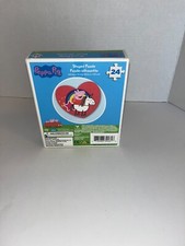 Peppa Pig Heart Shaped Unicorn Jigsaw Puzzle 24 Pieces New NIB