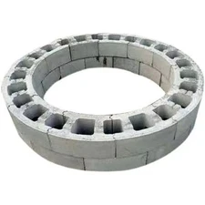 Round Concrete Block Bricks Plastic Mold Set Ground Circle Module DIY Mould 60cm