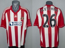 Sunderland Fletcher Jersey 2012/2013 Home Football Vintage Men Shirt Size 2XL