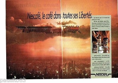 REKLAME WERBUNG 116 1989 le café Nescafé (2p) Alta Rica Kolumbien