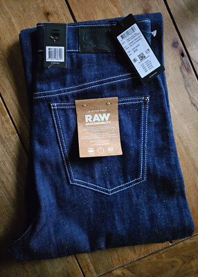 NEU G-Star Damen Jeans Tedie Ultra High Straight dark blue W28 L32 (7)