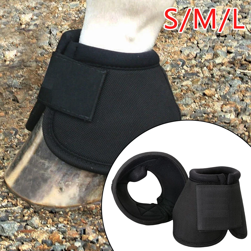 Classic Horse Hufglocke No Turn Waschbar Overreach für Reitausrüstung SML - Bild 3 von 4