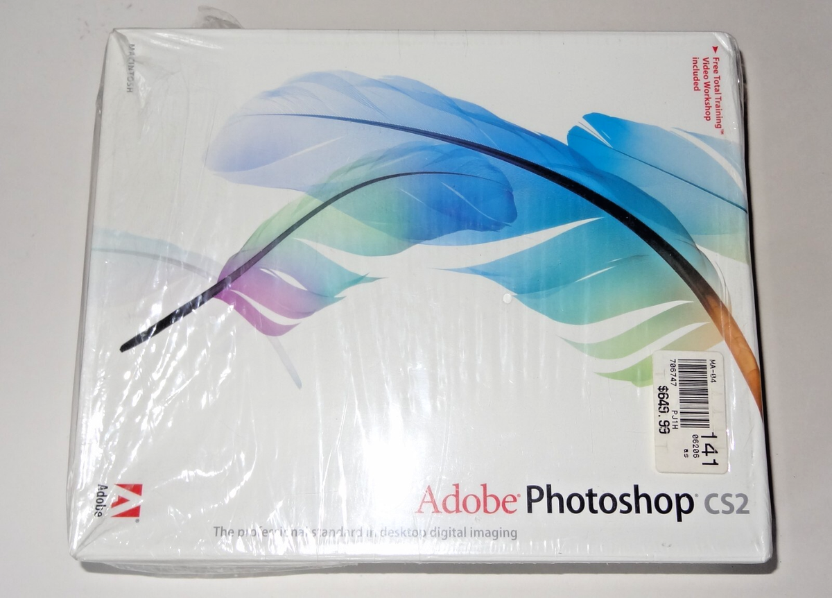 Adobe PhotoShop CS2 for Macintosh 2 CD Set w/ Training Video