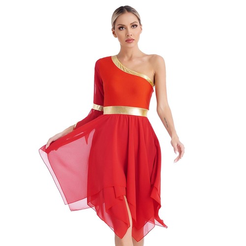 Para mujeres Disfraz de Baile Fiesta Vestido Show Vestidos de Baile Ropa Corta Borde Gimnasio - Imagen 12 de 77