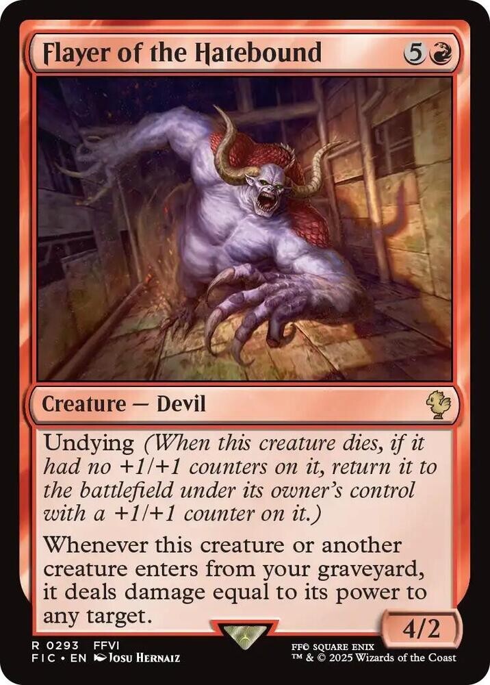 NM Flayer of the Hatebound, MTG, Final Fantasy Commander