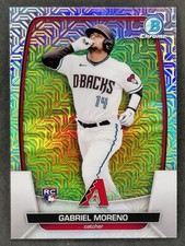 2023 Topps Bowman Chrome GABRIEL MORENO Rookie Mojo Refractor #69 Diamondback -B
