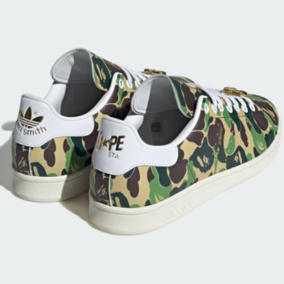 Adidas x BAPE Stan Smith 'Cloud White' - IG8949 Expeditedship | eBay