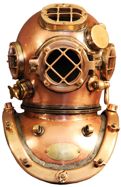 ダイビングヘルメットヴィンテージ Vintage Style Metal Sign Deep Sea Diver Helmet . 18x27 | eBay