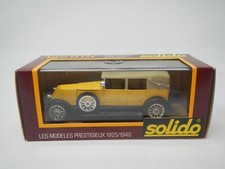 Solido Renault 40cv 1926 Decouvrable Yellow 1:43
