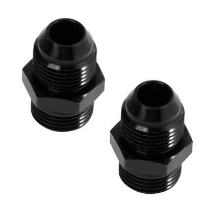 10AN Flare to 10AN ORB Male O-ring Fuel Fitting AN10 Adapter Aluminum Alloy 2PCS