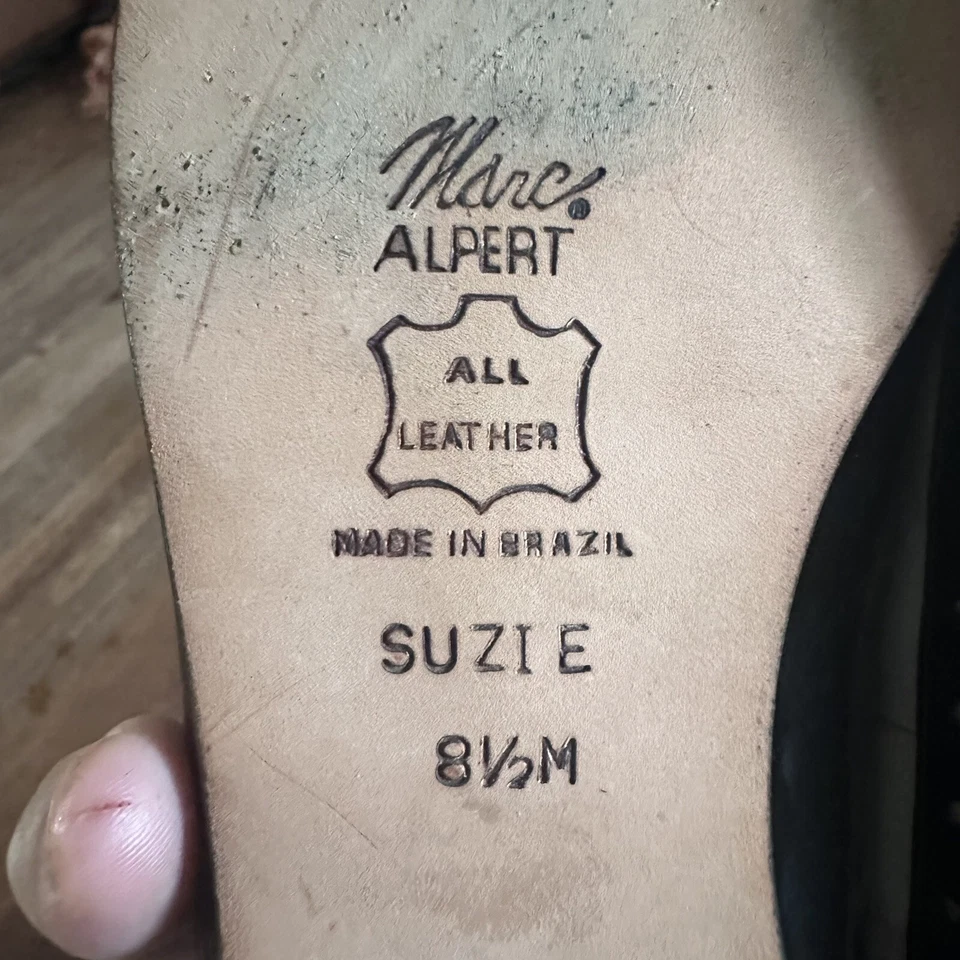 Vintage Marc Alpert saddle shoes Loafer Flats SZ 8 - Image 3 of 4