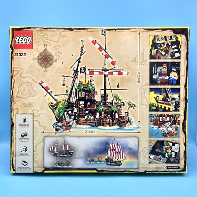 LEGO Ideas Pirates of Barracuda Bay (21322) 10 Minifigures 2020