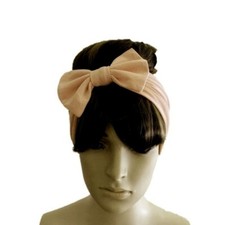 Gold Bow Headband. Bow Hairband. Handmade Head Wrap. Fashion Hair Wrap.