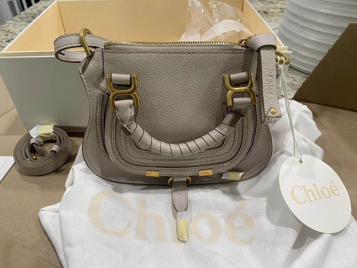 Marcie mini tan crossbody bag