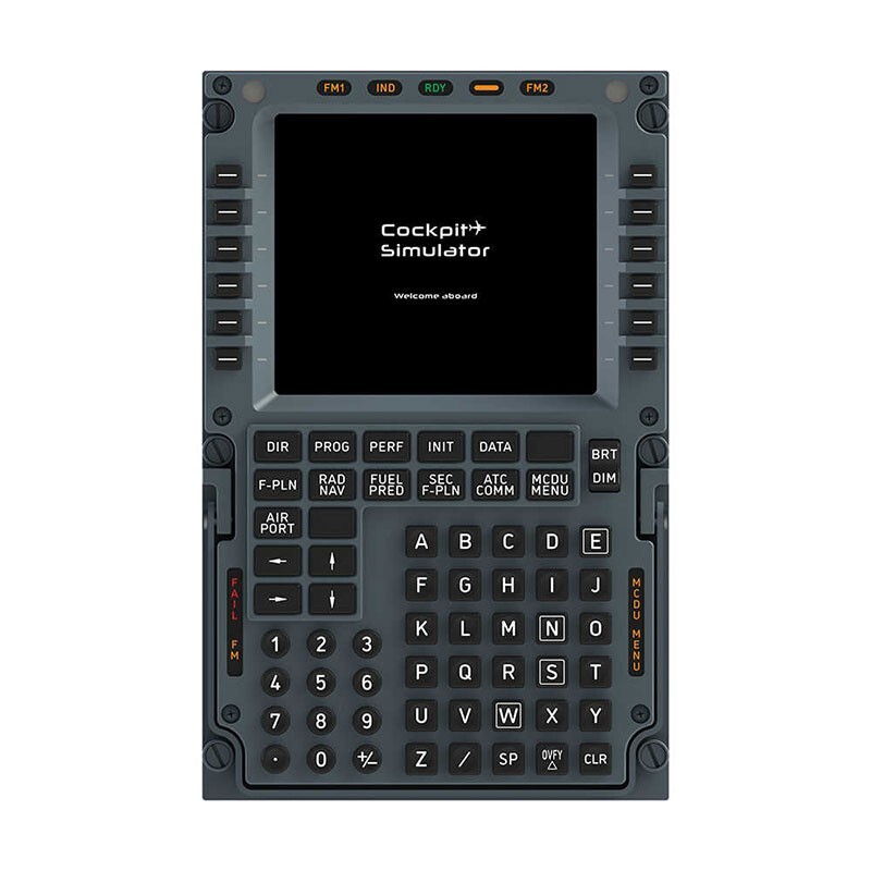 A320 MCDU フライトシミュレーター用 WIWING製 MCDUユニット A ''REAL'' Airbus MCDU for your Flight Sim? WinWing MCDU