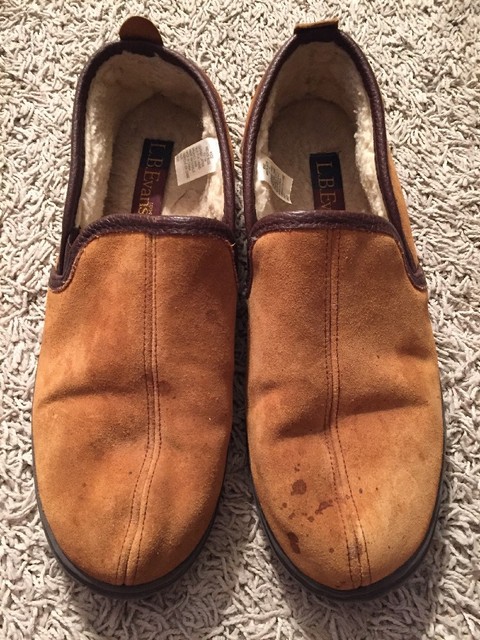 tan slippers with fur