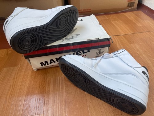 MAKAVELI Branded sneakers, 2Pac shoes , Hi Top vintage basketball size 8,5 US 9 - 第 14/23 張圖片