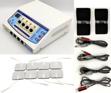 Electrotherapy Dynoplus 4 channel Digital Unit LED DISPLAY Carbon/ Sticky Pads
