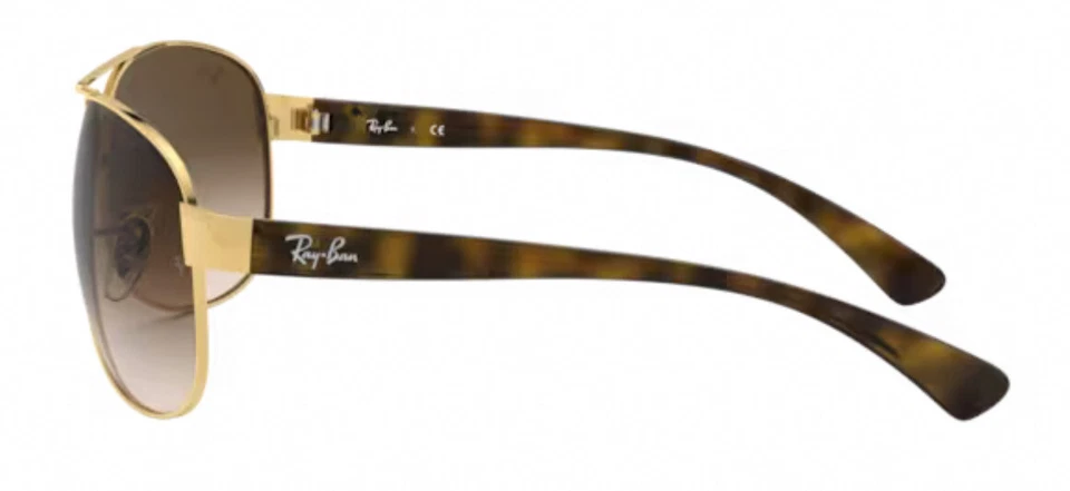 Original Unisex Ray Ban 3386 001/13  67 Brille gold Metall Sonnenbrille Neu - Bild 3 von 4