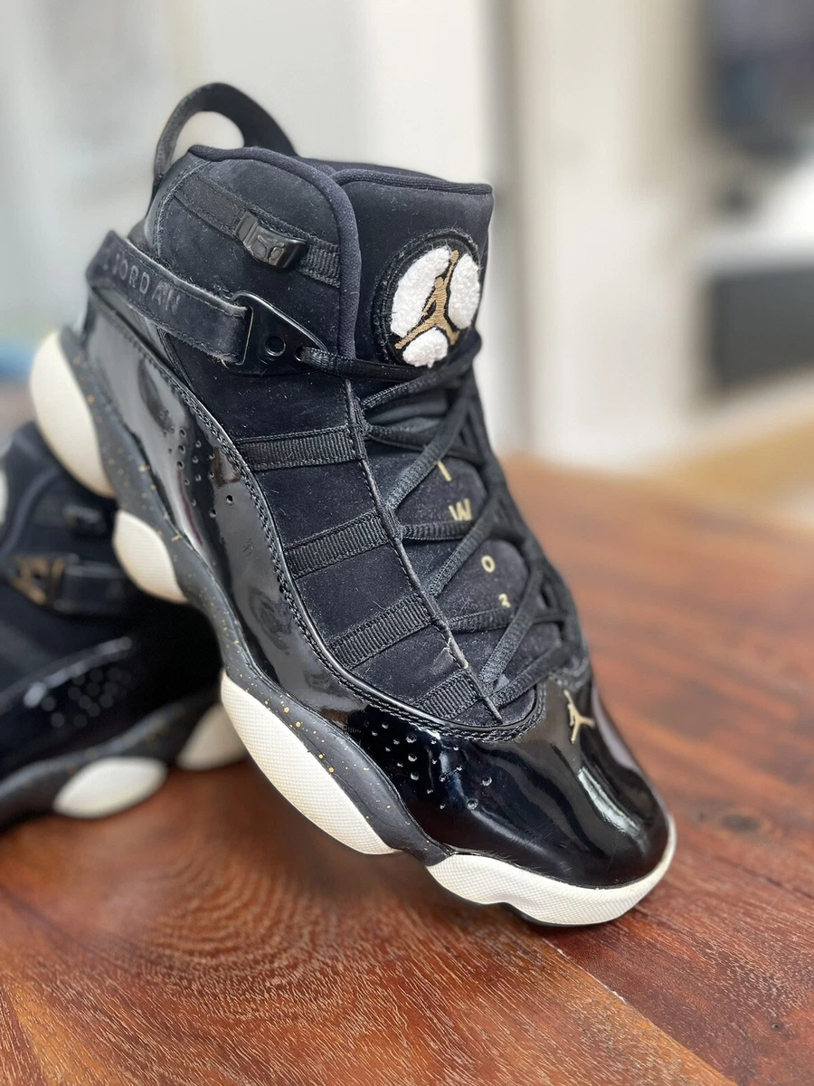Black white and gold jordan 6 sales