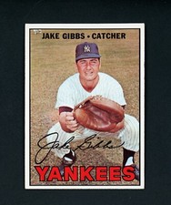 Jake Gibbs 1967 Topps - NY Yankees #375 EX-MT