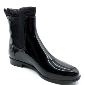 rain boots with side zipper