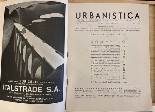Urbanistica Architettura Rivista 1941 - Foto 3 di 3
