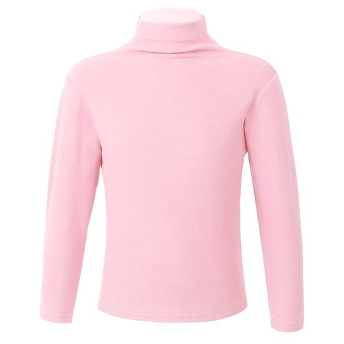 Kids Girls And Boys Warm Top Elastic Underwear Long Sleeve Stand Collar Top - Picture 24 of 81