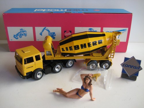 LIEBHERR HTM 1001 MERCEDES MISCHER 3050.5 GESCHA 1:50 OVP