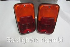 FIAT 238 241 242 900 E PANORAMA COPPIA FANALI FANALINI POSTERIORI REAR LENS NEW