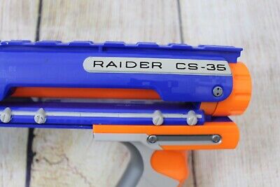  NERF N-Strike Raider Rapid Fire CS-35 Dart Blaster - Blue :  Toys & Games