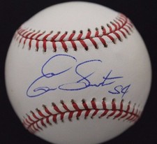 Ervin Santana Minnesota Twins Autographed MLB Authenticated Signed Baseball D