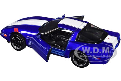 1996 CHEVROLET CORVETTE GRAND SPORT BLUE 1/24 DIECAST MODEL BY
