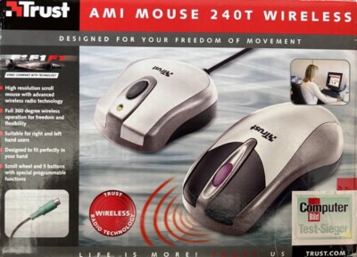 TRUST ami mouse 240T Wireless - ORIGINAL Maus
