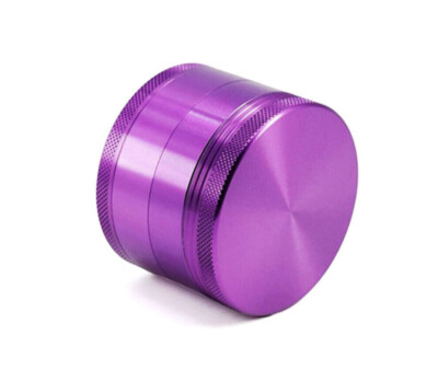 2 Inch 4 Piece Metal Herb Spice Tobacco Grinder 50mm Grinder Purple Grinders