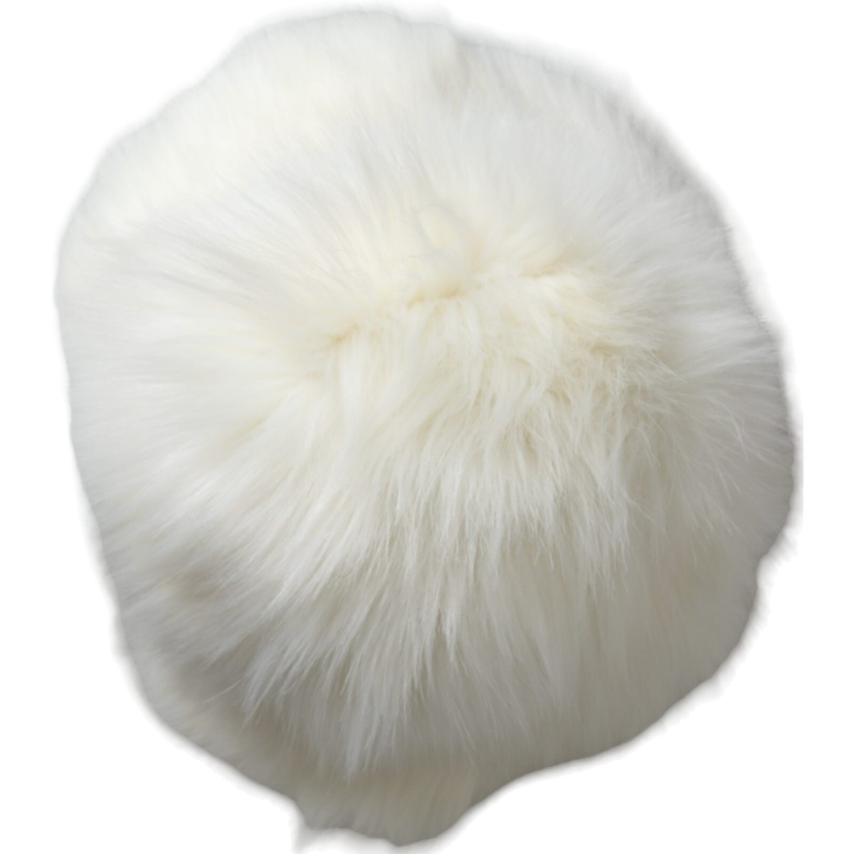 DOLCE & GABBANA Hat White Acrylic Fur Womens Bucket Capello